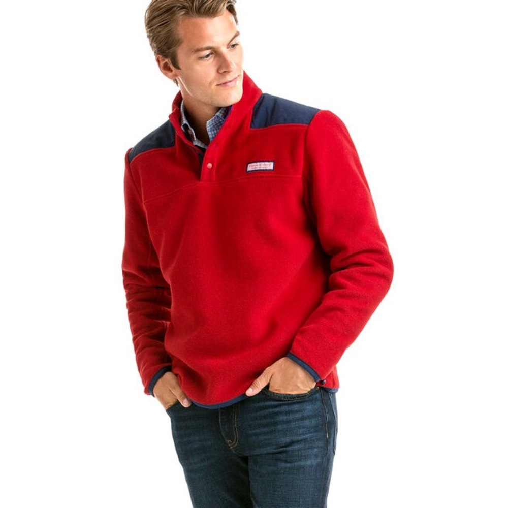 Vineyard vines Snap fleece shep shirt, XS